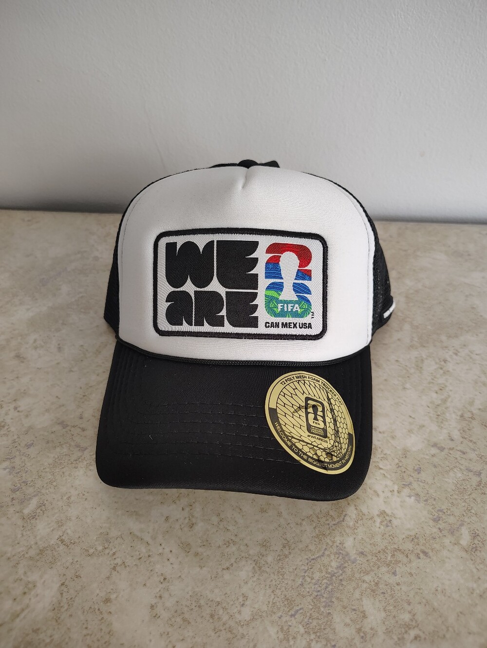 NWT FIFA World Cup 2026 We Are 26 Trucker Hat CAN MEX USA Snapback Official